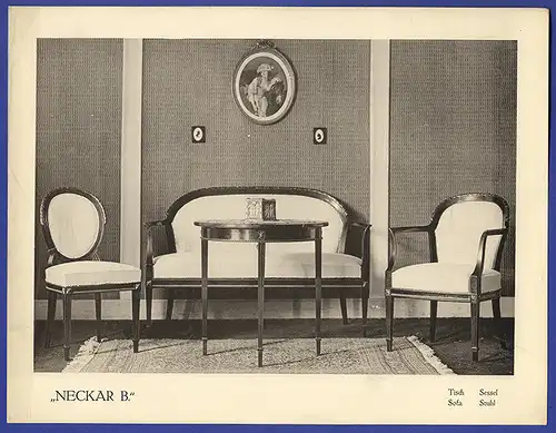 Darmstadt Wohnung Möbel Design Entwürfe Ludwig Alter 9 Foto Tafeln um 1926