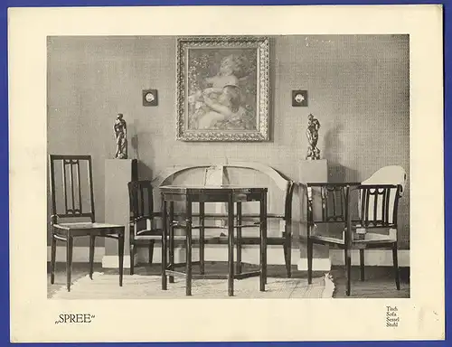 Darmstadt Wohnung Möbel Design Entwürfe Ludwig Alter 9 Foto Tafeln um 1926