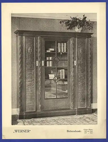 Darmstadt Wohnung Möbel Design Entwürfe Ludwig Alter 9 Foto Tafeln um 1926