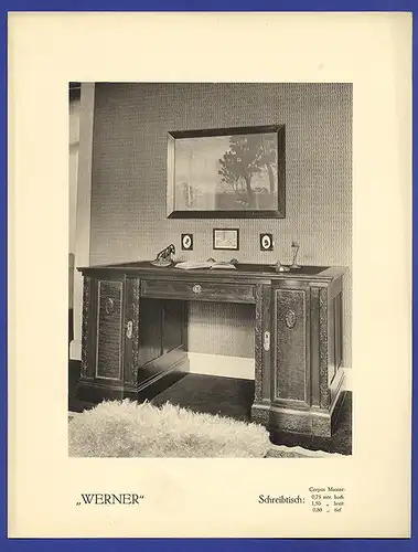 Darmstadt Wohnung Möbel Design Entwürfe Ludwig Alter 9 Foto Tafeln um 1926