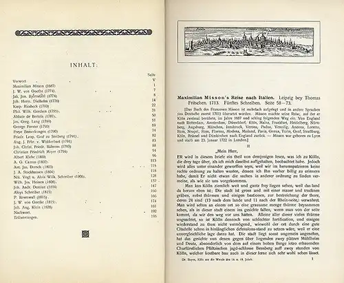 Rhein Köln Kultur und Stadt Geschichte von 1770-1830 Buch 1912 