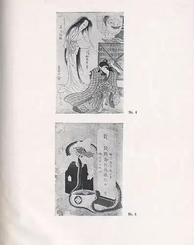 Japan Kunst Grafik Geister Gespenster Katalog zur Ausstellung Berlin 1927