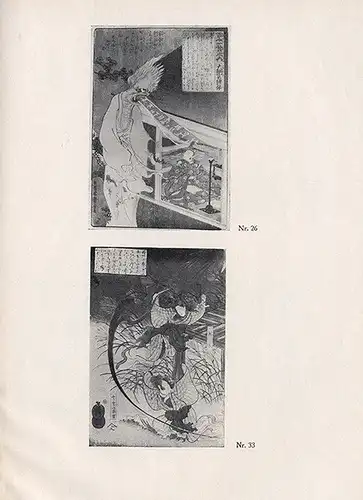 Japan Kunst Grafik Geister Gespenster Katalog zur Ausstellung Berlin 1927