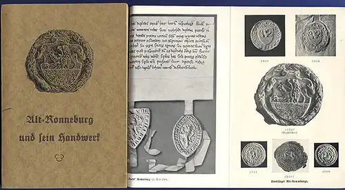 Thüringen Gera Ronneburg Mittelalter Handwerk Zünfte Geschichte Buch 1930