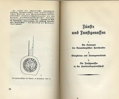 Thüringen Gera Ronneburg Mittelalter Handwerk Zünfte Geschichte Buch 1930