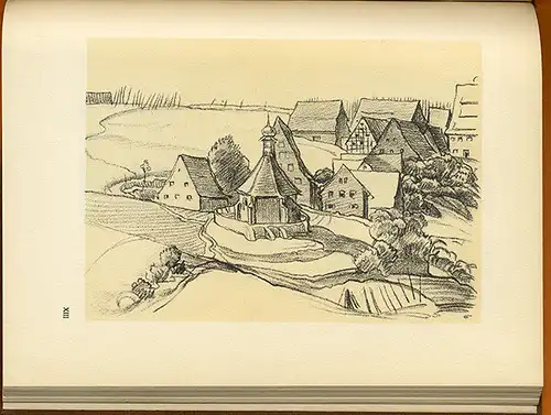 Kunst Grafik Fränkische Wanderungen Würzburg Main Maler Rudolf Schiestl 1925