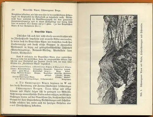 Königreich Bayern München Franken Schwaben Donau Geografie Heimatkunde 1904