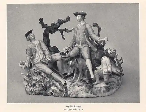 Kunsthandwerk Frankfurt Höchst Porzellan Manufaktur Geschichte Bildband 1962