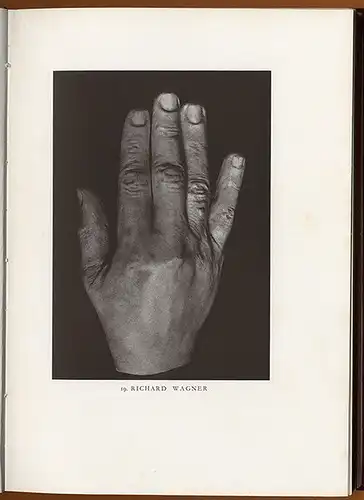 Hände berühmter Menschen Kunst Fotografie Psyche Körpersprache Bildband 1929