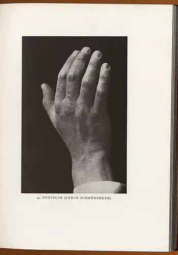 Hände berühmter Menschen Kunst Fotografie Psyche Körpersprache Bildband 1929