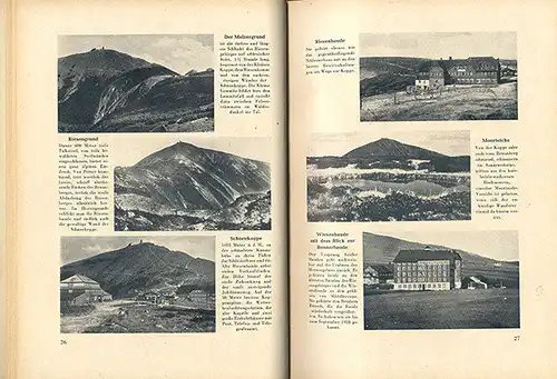 Schlesien Riesengebirge Hohenelbe Brauau Rochlitz Trautenau Heimatbuch 1950