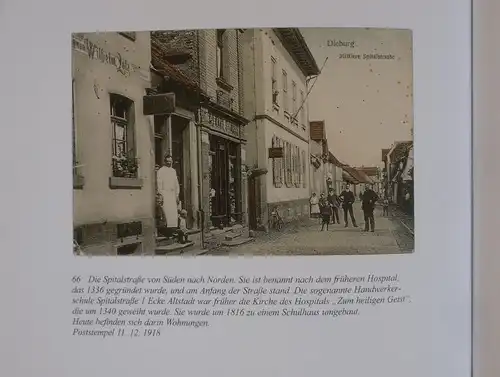 Hessen Odenwald Dieburg Stadt Geschichte alte Postkarten Heimatbuch 1982