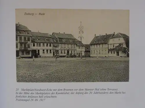 Hessen Odenwald Dieburg Stadt Geschichte alte Postkarten Heimatbuch 1982