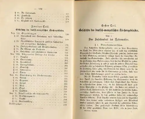 Architektur Geschichte Reformation Evangelischer Kirchen Bau in Deutschland 1899