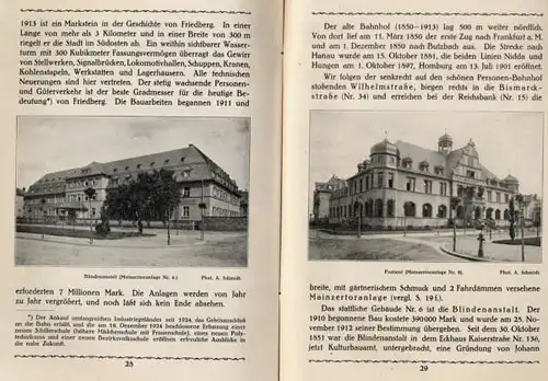 Hessen Wetterau Friedberg Stadt Geschichte Architektur Heimatbuch 1925