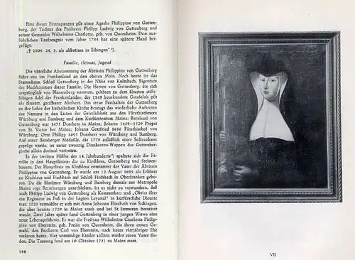 Adel Franken Freiherr von Guttenberg Geschichte Genalogie Familie Buch 1957