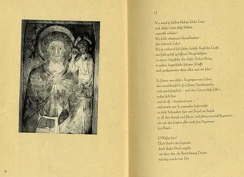 Marburg Schloss Kapelle Fresken Bild Heiliger Christophorus Buch 1960