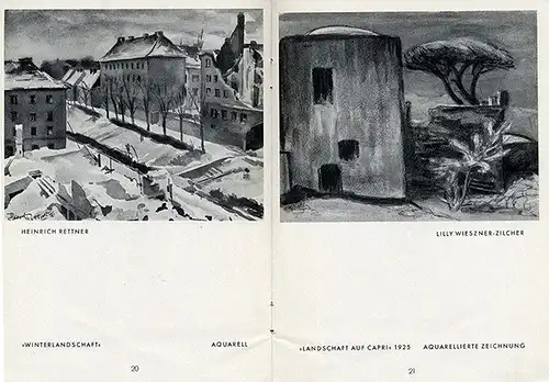 Bayern Nürnberg DGB Schwarz Weiss Kunst Ausstellung Katalog 1946