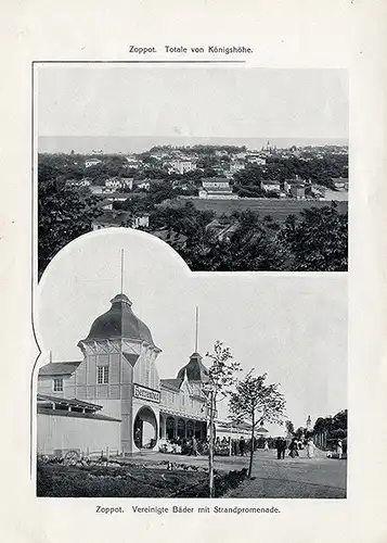 Deutsches Kaiserreich Ostsee Danzig Stadt Architektur Bilder Album 1908