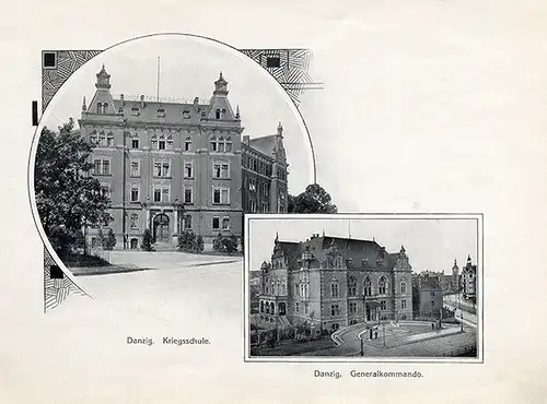 Deutsches Kaiserreich Ostsee Danzig Stadt Architektur Bilder Album 1908