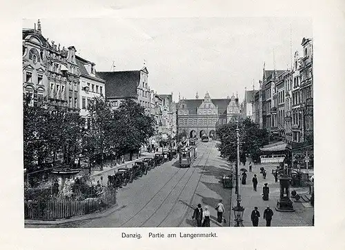 Deutsches Kaiserreich Ostsee Danzig Stadt Architektur Bilder Album 1908