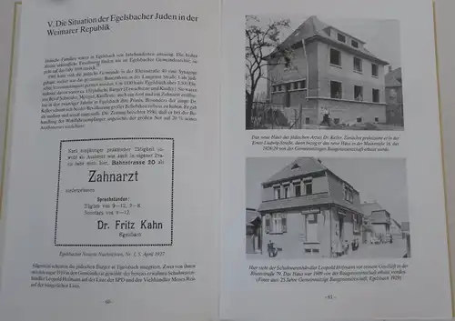 Hessen Langen Egelsbach Heimat Geschichte 1914-1950 politische Chronik Buch 1991