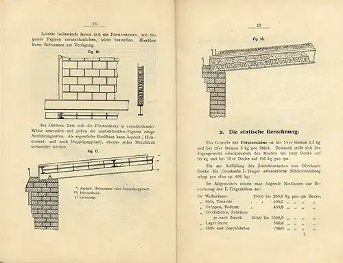 Harz Wernigerode Massiv Decken System Förster Katalog Werbung 1898