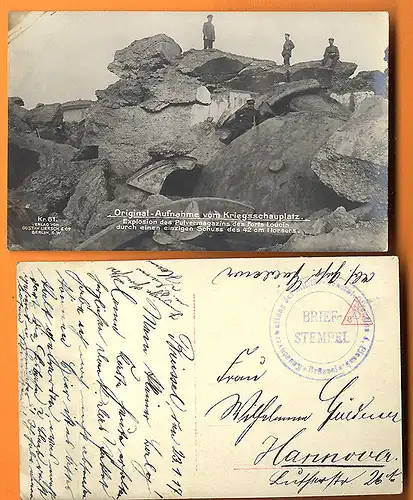 Weltkrieg Belgien Fort Loucin 9 Original Foto Postkarten Liersch Verlag 1916