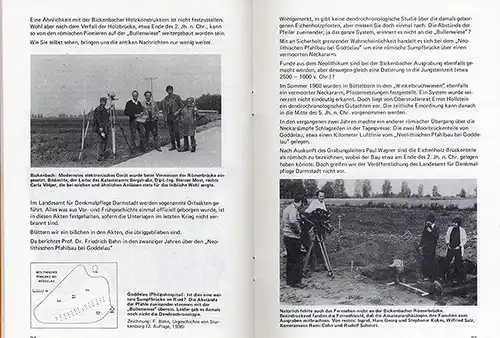 Hessen Bergstraße Archäologie Geschichte Ausgrabung Bullenwiese Bickenbach 1977