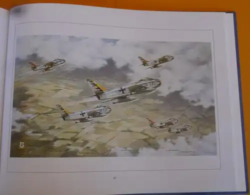 Weltkrieg Luftwaffe Flugzeug Bilder Malerei Claus Friedel Wülfing Buch 2003
