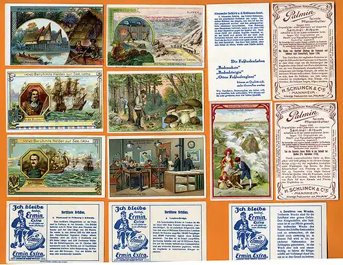 Werbung Reklame Neustadt Kaiserlautern 58  Kaufmannsbilder  Sammlung um 1900