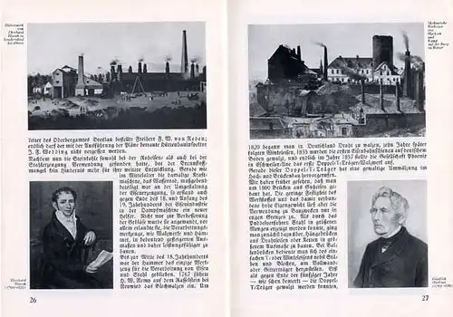 Rheinland Ruhr Industrie Geschichte Eisen Stahl Erzeugung Buch 1934