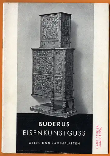 Hessen Wetzlar Bruderus Eisenwerke alte Kamin Ofenplatten Buch 1964 
