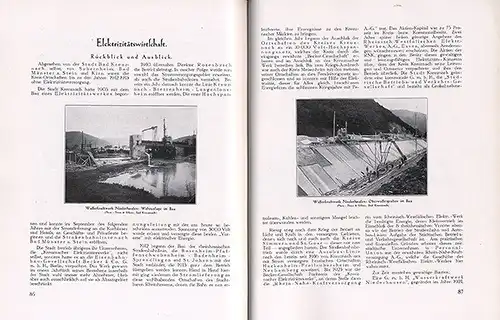 Rheinland Pfalz Bad Kreuznach Nahe Geschichte Wirtschaft Wein Heimatbuch 1927