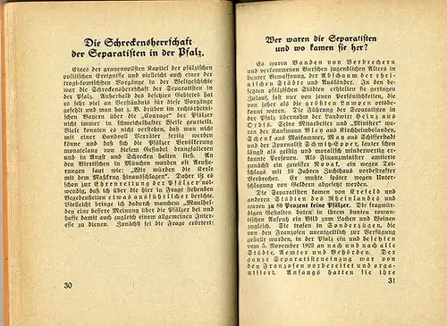 Rheinland Pfalz Weltkrieg Politik Geschichte Französische Besatzung 1918 -1930