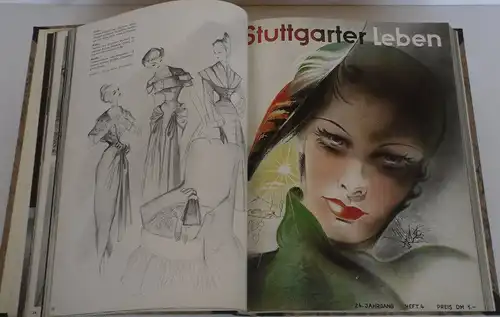 Stuttgarter Leben Fotografie Reklame Mode Lifestyl Magazin Jahrgang 1950