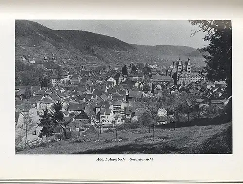Bayern Odenwald 700Jahre Amorbach Stadt Geschichte Chronik Festschrift 1953