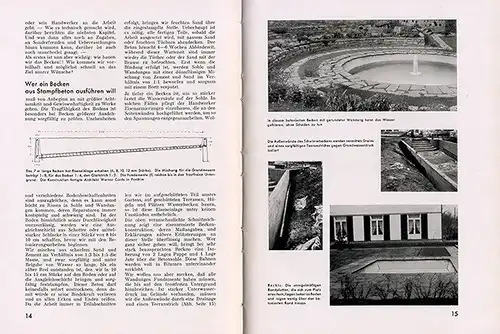 Gartenbau Architektur Wasserbecken Teichbau Bepflanzung Buch 1932
