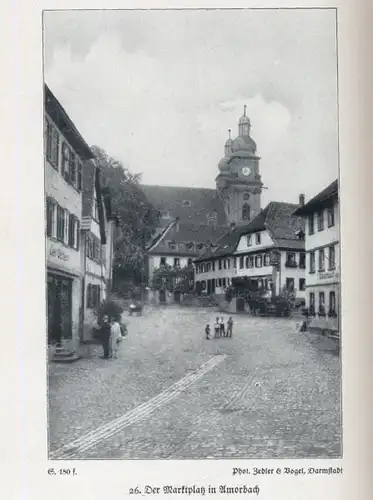 Hessen Odenwald Main Franken Neckar Geschichte Heimatbuch 1929