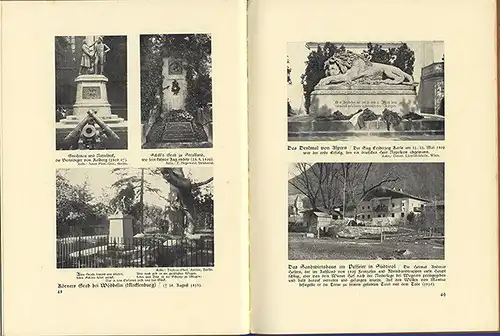 Deutsche Geschichte nationale Denkmäler Weihestätten Baukunst Bildband 1926