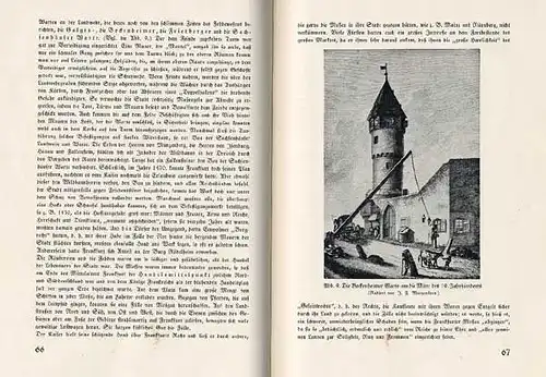 Hessen Frankfurt Main Mittelalter Stadt Geschichte Chronik 1927