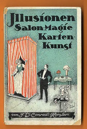 Universium der Magie Schule der Zauberkunst Taschenspieler Tricks Lehrbuch 1921
