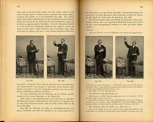 Universium der Magie Schule der Zauberkunst Taschenspieler Tricks Lehrbuch 1921