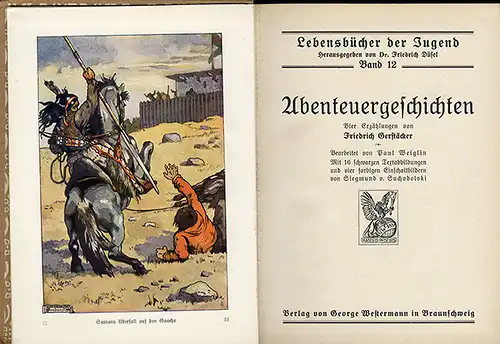 Friedrich Gerstäcker Indianer Goldsucher Wildwest Abenteuer Geschichten