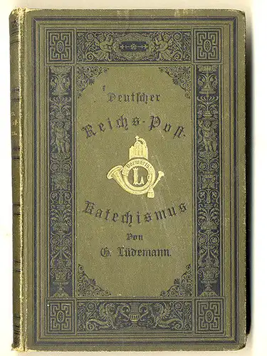 Deutsche Reichspost Briefe Postbezirke Postdienst Prüfung Lehrbuch 1896