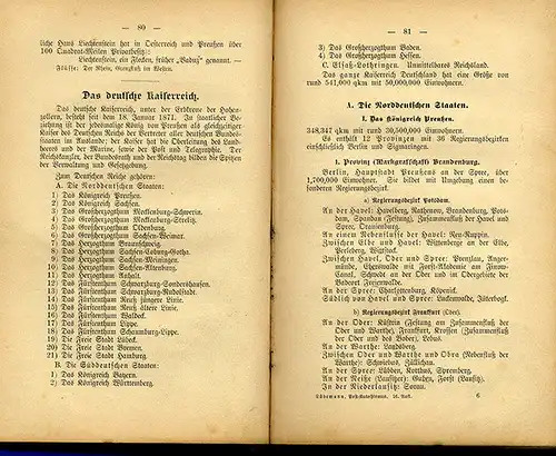 Deutsche Reichspost Briefe Postbezirke Postdienst Prüfung Lehrbuch 1896