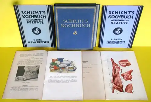 Kochen Backen Mehlspeisen Suppe Fisch Fleisch Obst Schicht Kochbücher 1930