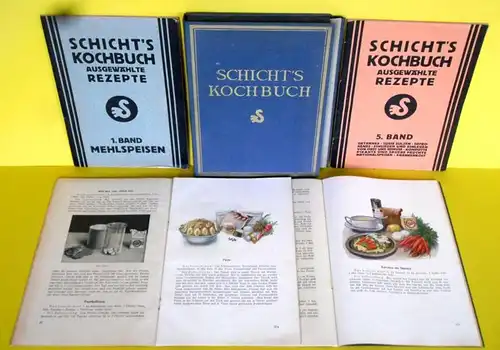 Kochen Backen Mehlspeisen Suppe Fisch Fleisch Obst Schicht Kochbücher 1930