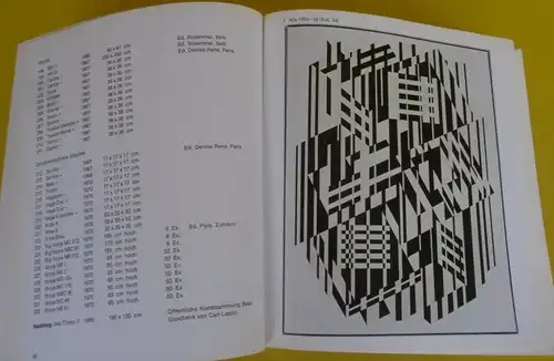 Kinetische Malerei Op Art Kunst Victor Vasarely Ausstellung Köln Katalog 1970