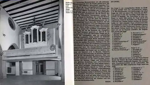 Hessen Odenwald Groß Umstadt Stadtkirche Geschichte Architektur Renovierung 1969